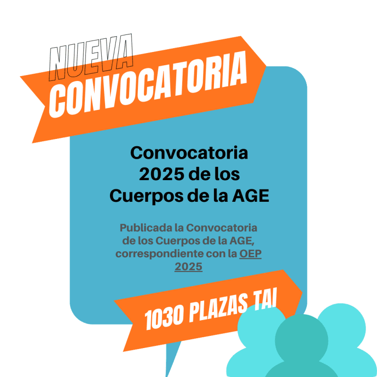 Convocatoria 2025 de la AGE